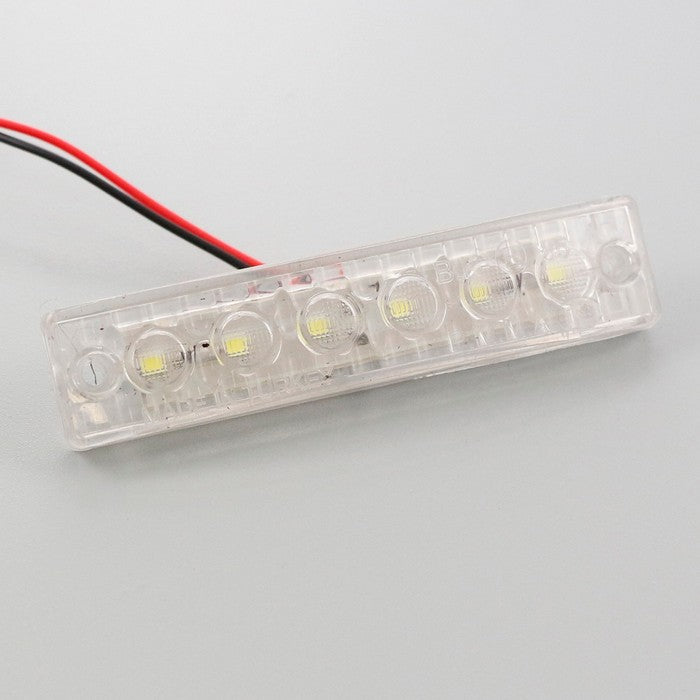 Бял LED габарит, 12V с единична функция за универсална употреба