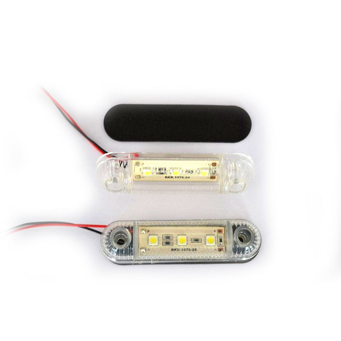 Диоден габарит бял, 12V с 3 SMD LED