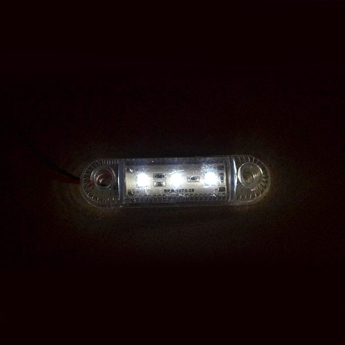 Диоден габарит бял, 12V с 3 SMD LED
