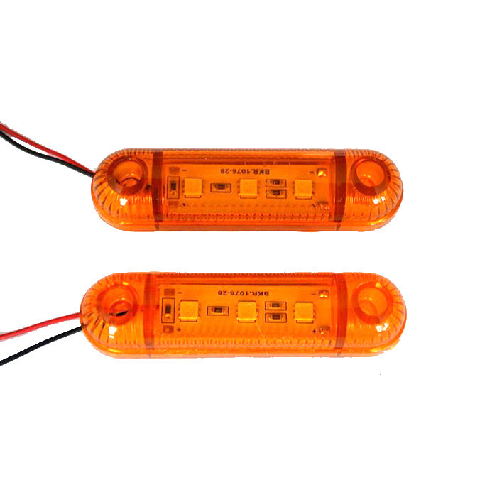 Диоден габарит жълт, 24V с 3 SMD LED