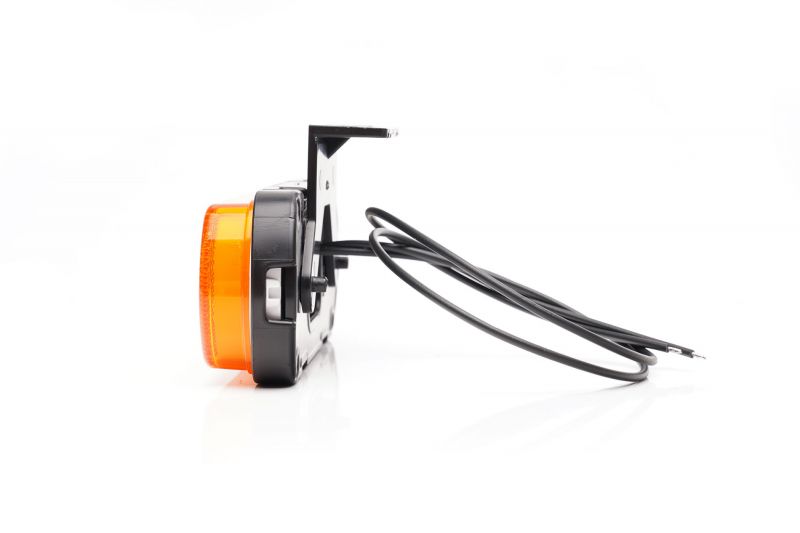 Диоден LED габарит + ground neon line, със скоба, WAS, 12V/24V