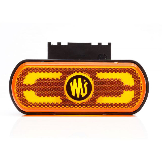 Диоден LED габарит + ground neon line, със скоба, WAS, 12V/24V