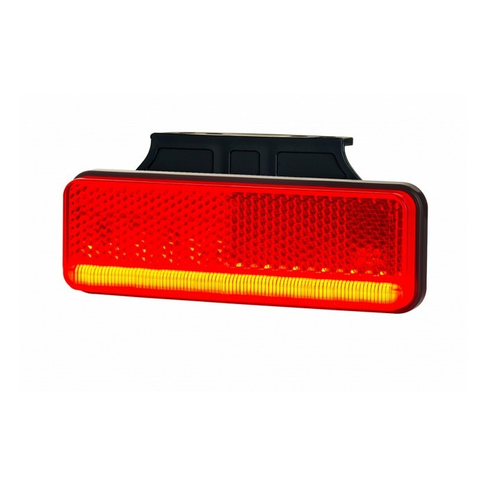 LED габарит SLIM, неон червен 12/24V
