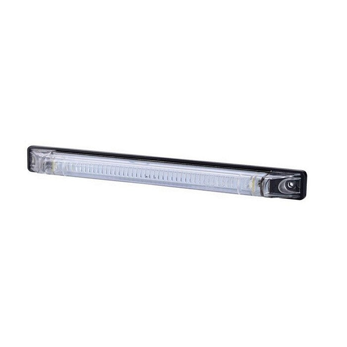 Дълъг LED габарит 12-24V - бял