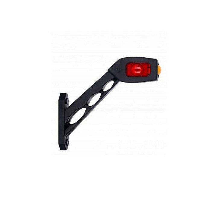 LED рогче косо, жълто/бяло/червено, дясно - 12-24V