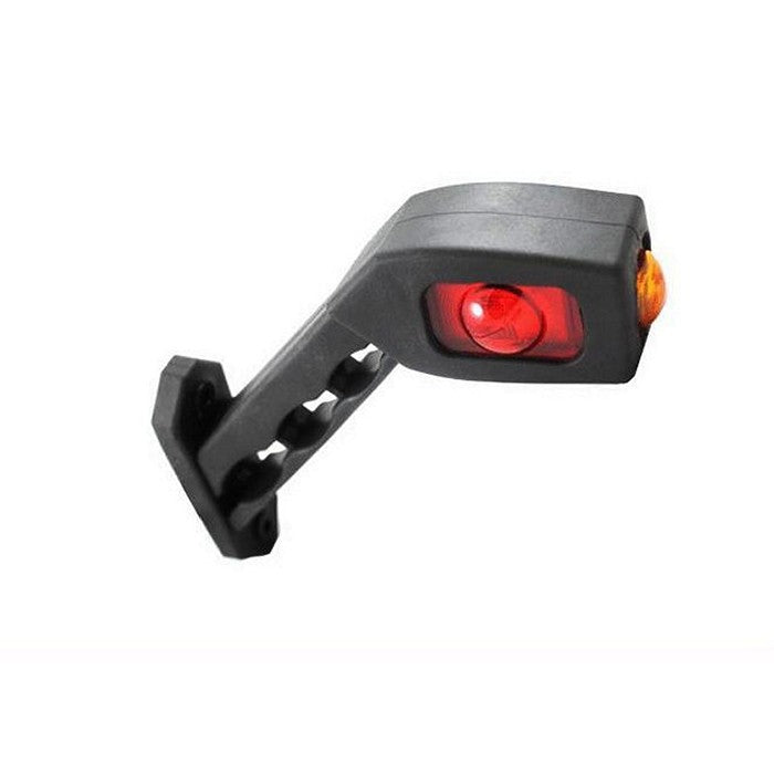 LED рогче косо, жълто/бяло/червено, дясно - 12-24V