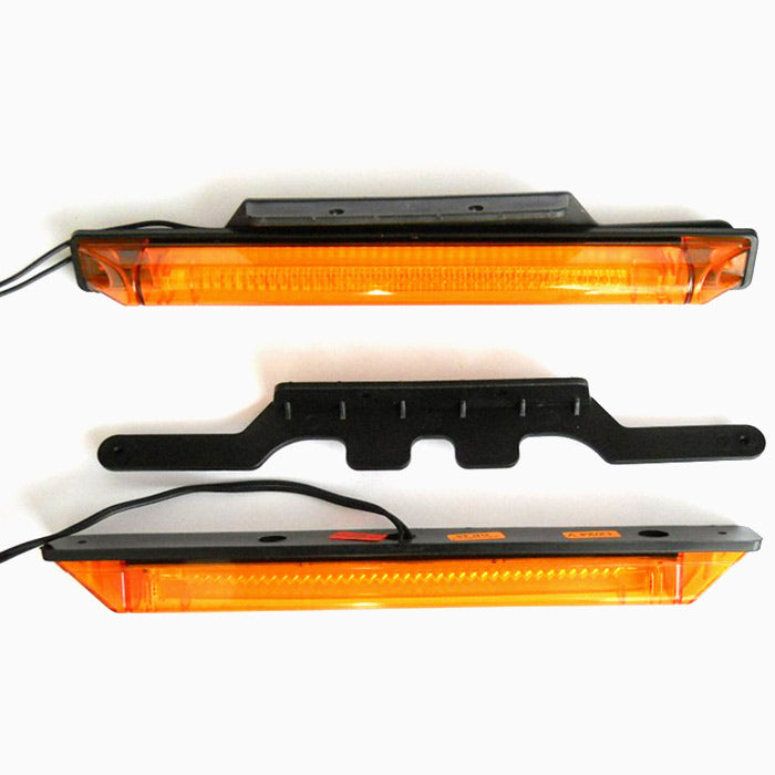 Дълъг жълт LED габарит, 12-24V