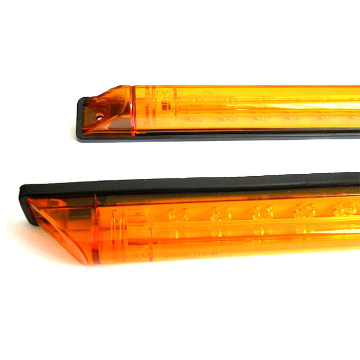Дълъг жълт LED габарит, 12-24V