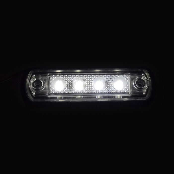 LED габарит за ролбар бял, 12-24V