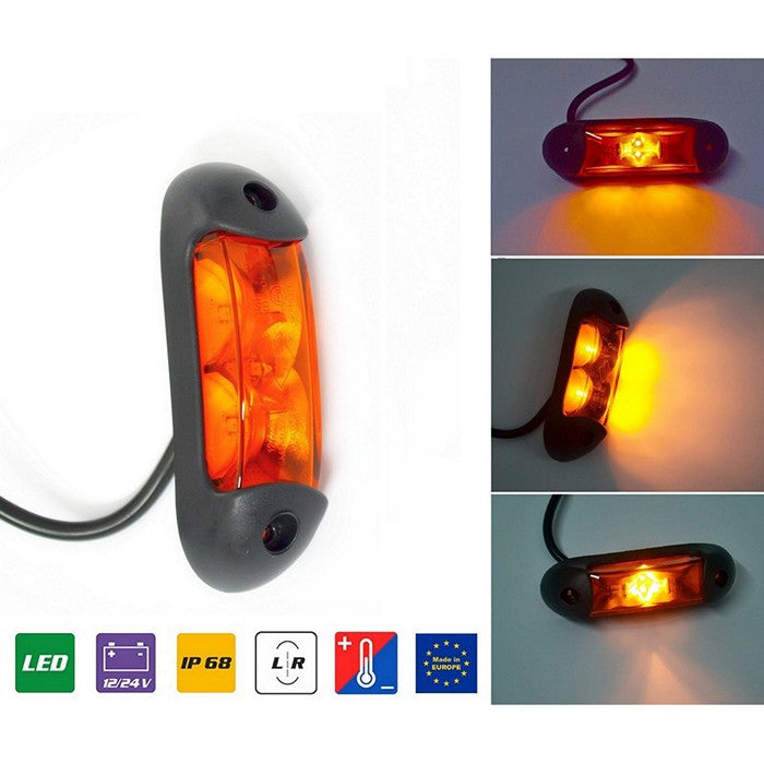 LED габарит и мигач жълт