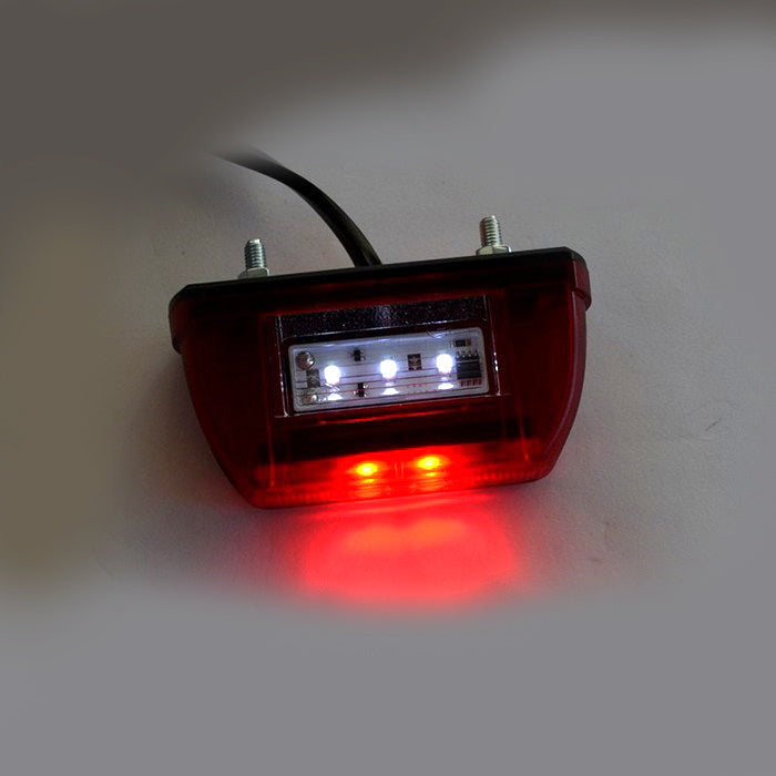Червено LED осветление за номер, 12-24V