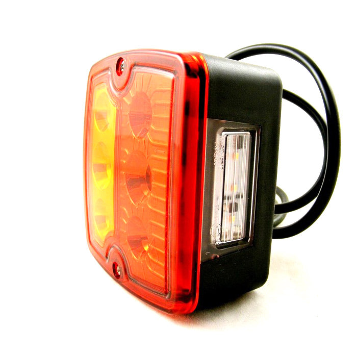 Малък LED стоп за ремарке/камион с 6 диода, 12-24V