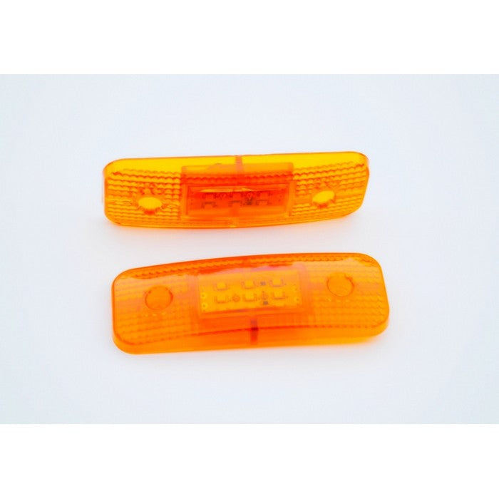 Жълт LED габарит за всички товарни автомобили 9 SMD, 12V