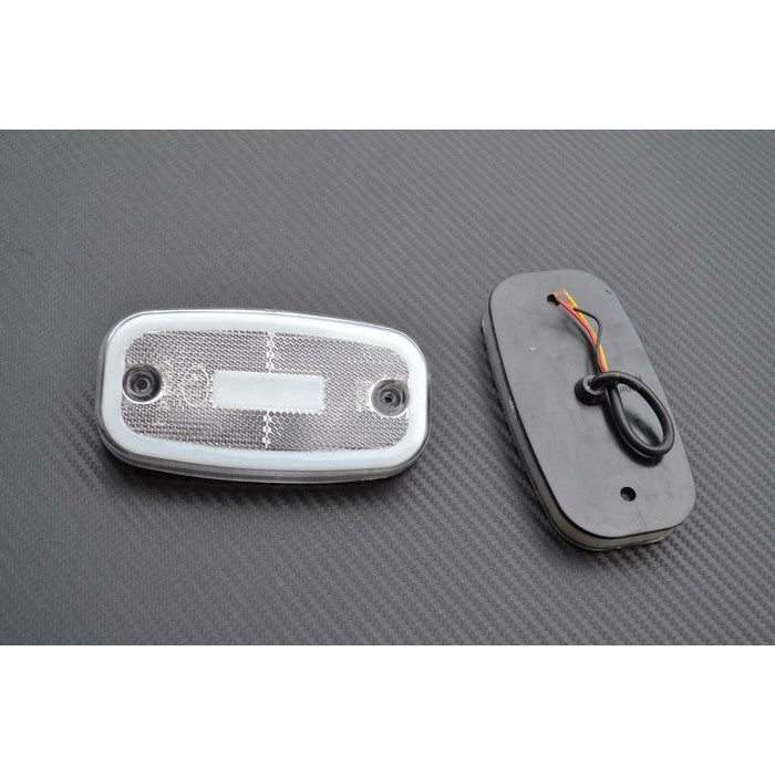 Бял LED габарит за всички камиони с неонов ефект, 12V/24V