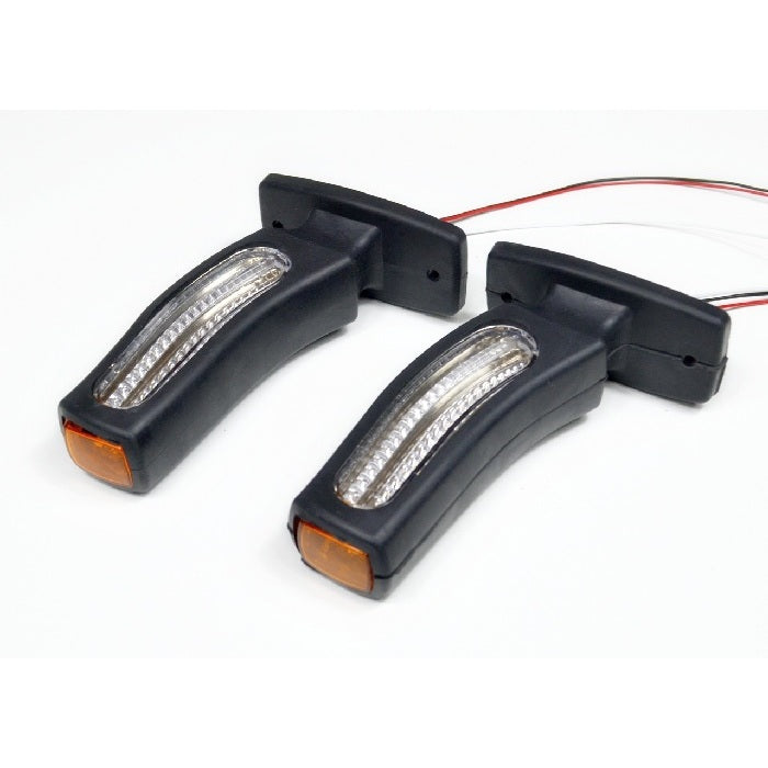 LED габарит рогче с 2 функции - три светлини и мигач - 12/24V