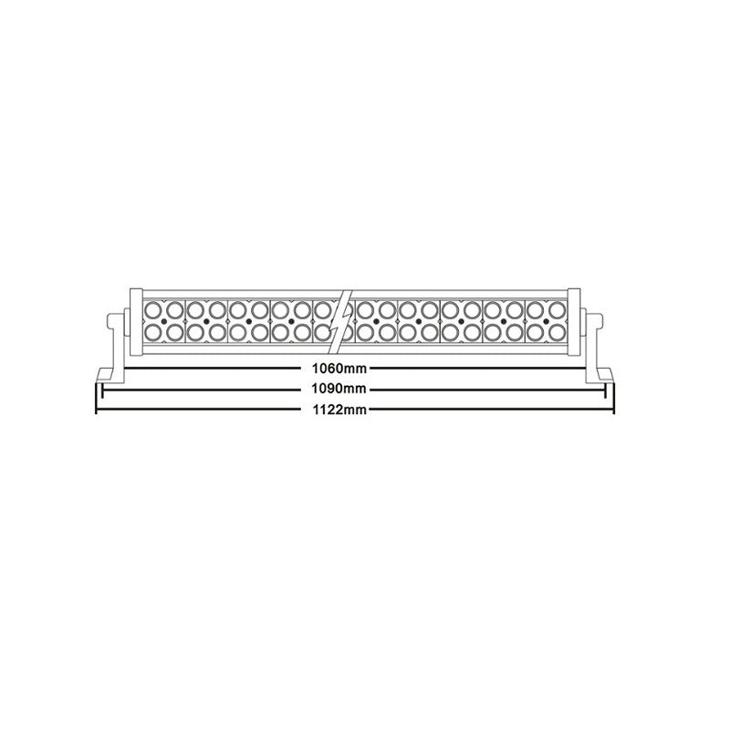 LED бар 240W за камион | Мощно LED осветление
