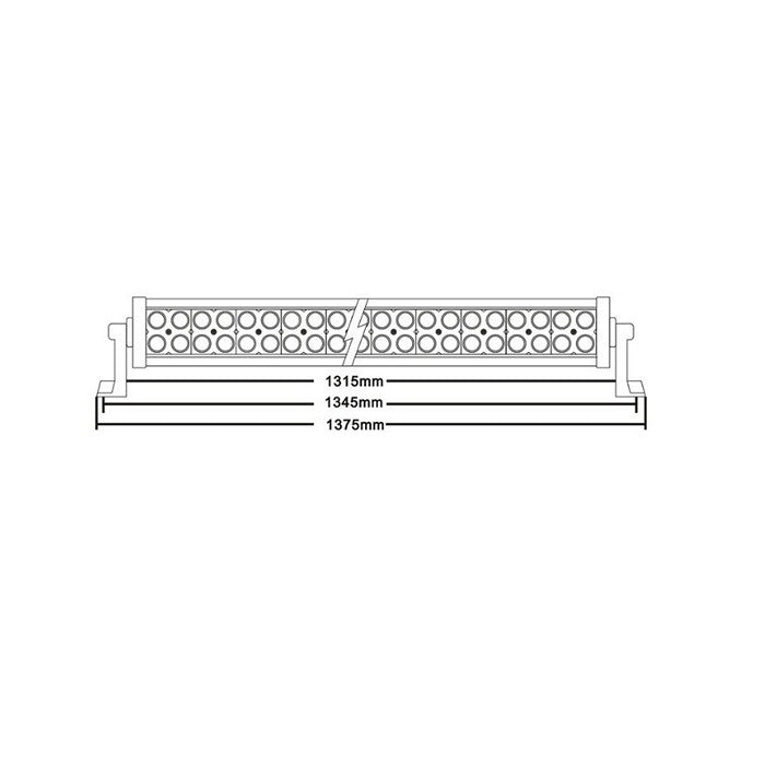 LED бар 300W, с работно напрежение 10-30V