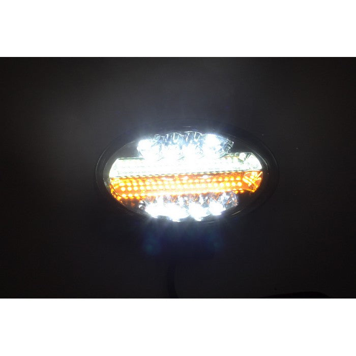 LED халоген - прожектор дневна светлина DRL+мигач 24W