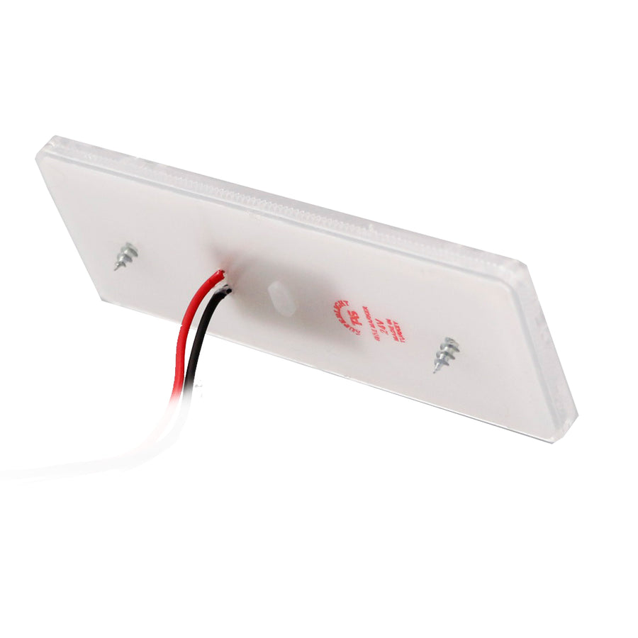 Бял LED габарит за универсална употреба - 24V с единична функция
