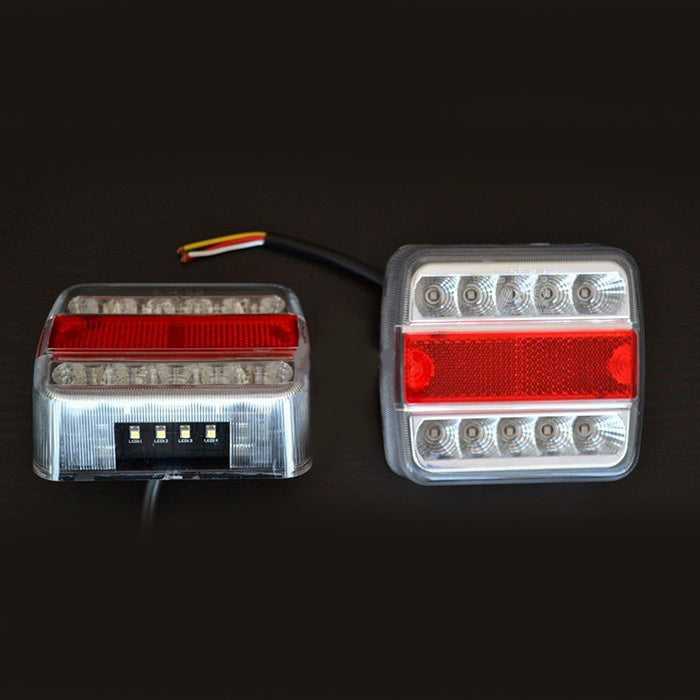 Диоден LED стоп, червено-бял