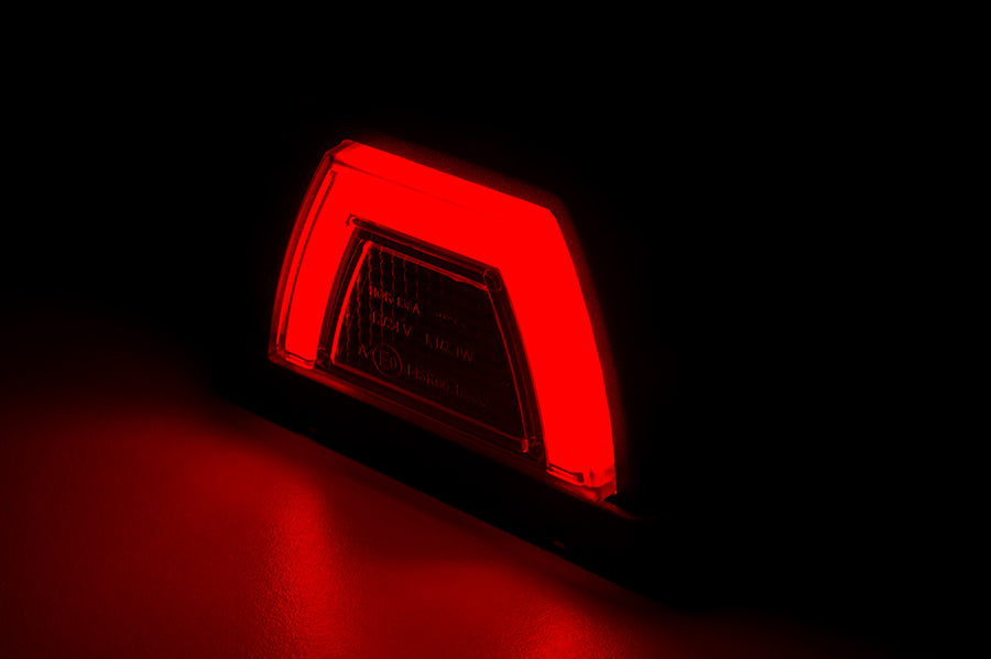 LED габарит за покрив 12/24V, червен