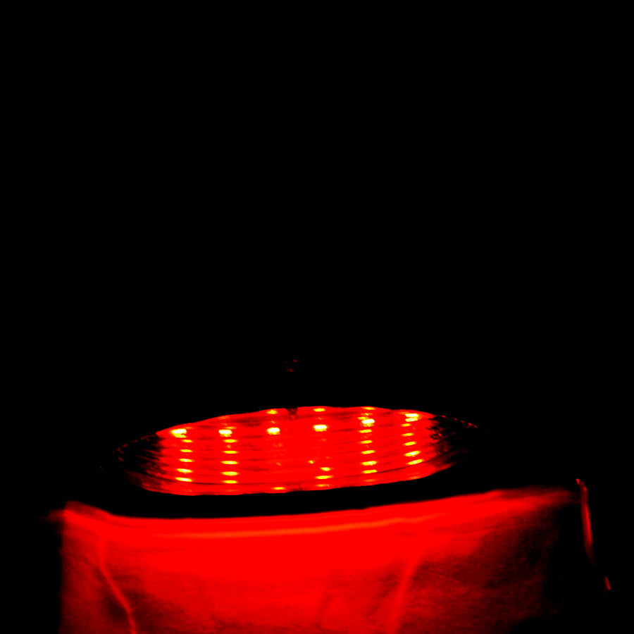 LED вертикален габарит, червено/бяло - 24V