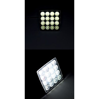 LED работна лампа 48W, фар без цокъл, 12/24V
