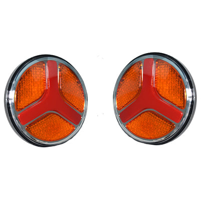 Кръгъл LED стоп, 2 функции - мигач и неон габарит