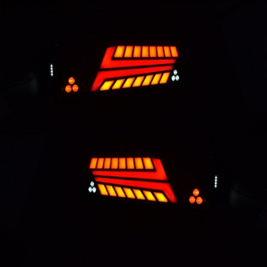Ляв LED Стоп с Динамичен "Бягащ" Мигач, 52см x 14.6см, 7 Функции, Е-Мark, 12V-24V