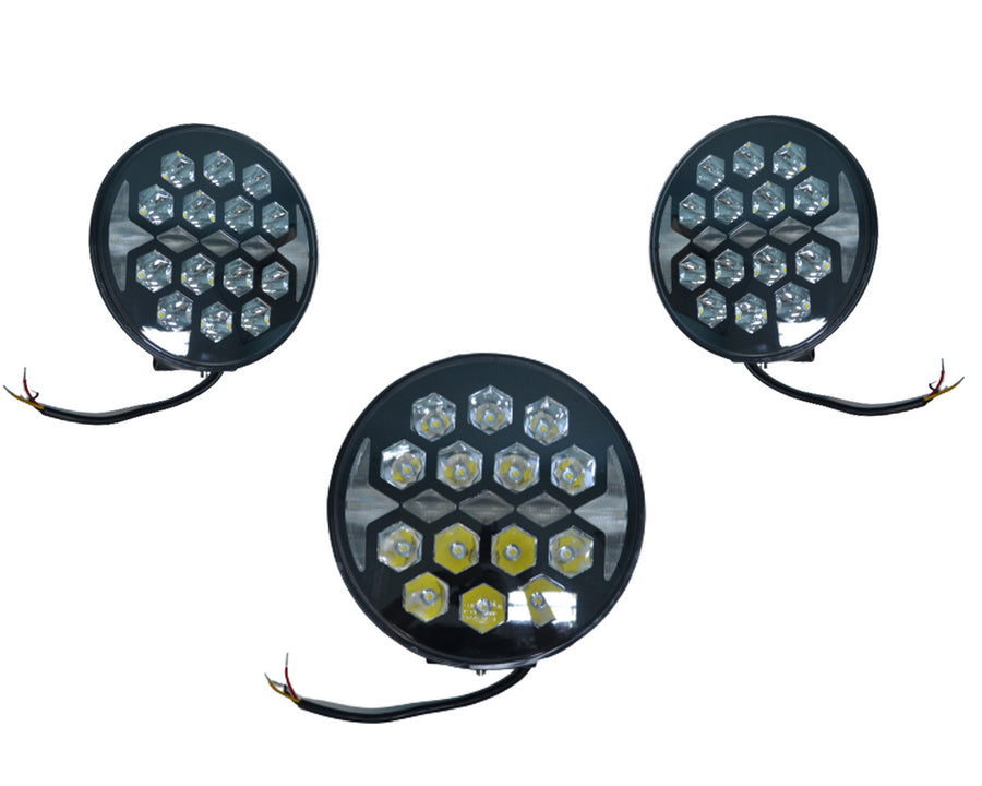 LED халоген Jumbo Batman, с жълт габарит, 70W