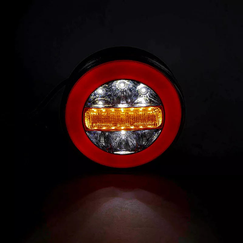 Кръгъл LED Неон диоден стоп, 140mm, 24V