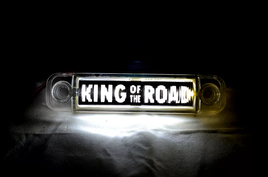 LED габарит King Of The Road, Бял, 12/24V