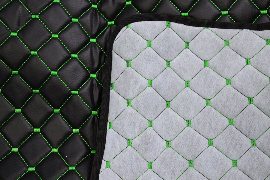 Стелки за врати за DAF XF105/106, черно със зелен шев