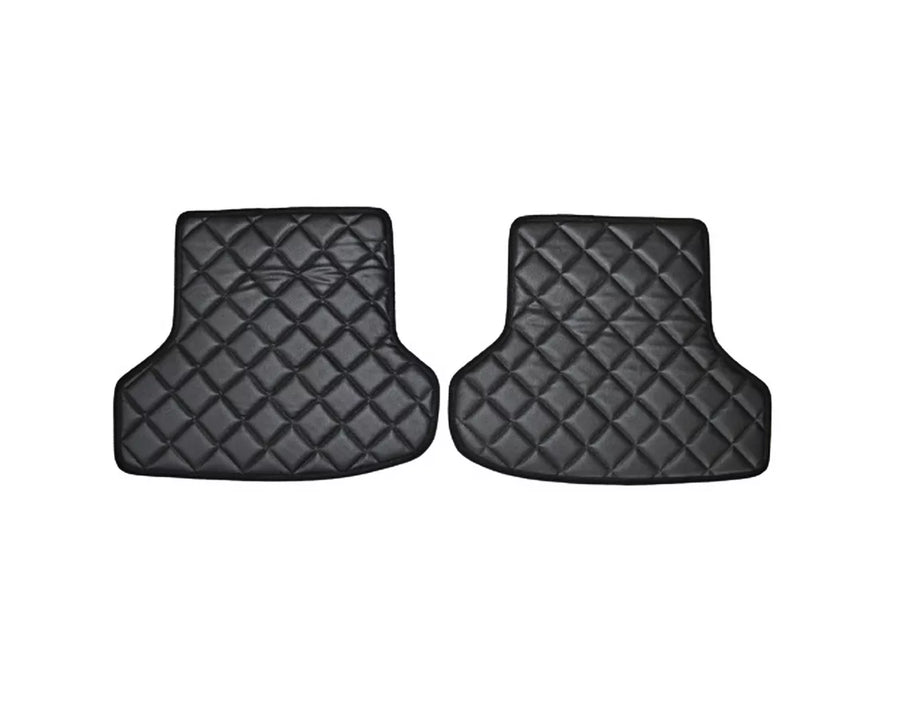 Anti-slippery кожени стелки за AUDI A3 (8P) 6, 2003 - 2013, черно