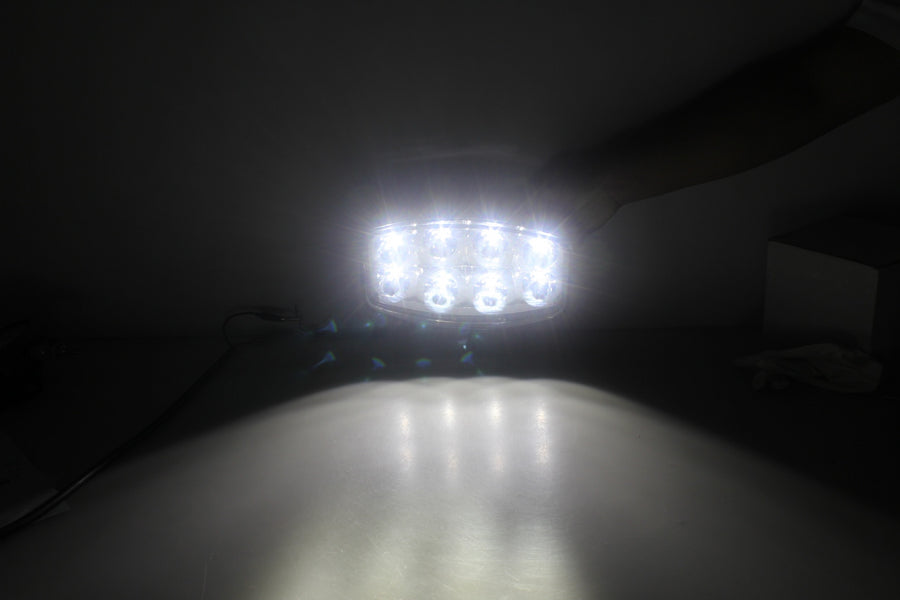 64W LED ЛЕД Фар Халоген Лампа с Три Функции Неон Neon Ефект 12V - 24V Бяла светлина 6500LM