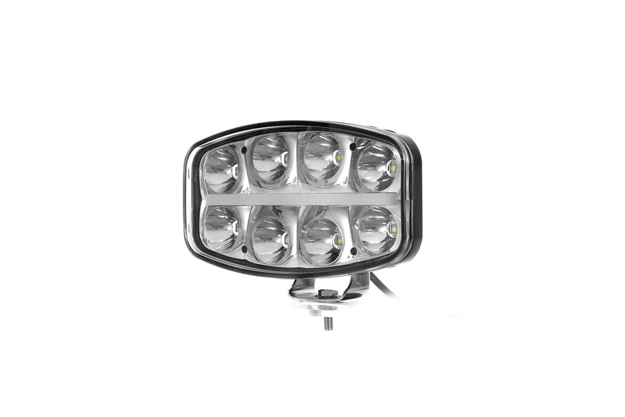 64W LED Лед Фар Халоген с Три Функции Неон Neon ефект 12-24V Бяла светлина 6500LM