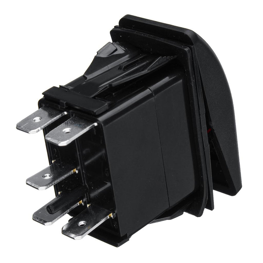 Копче, Бутон, За Вграждане, за LED Лед Бар, Халоген, Светлини, 12V - 24V, Надпис LED LIGHT BAR , Синя Светлина