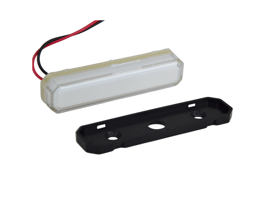 Бял LED неон габарит 12/24V, с клипс монтаж