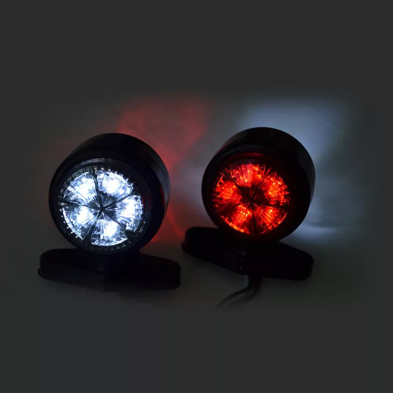 LED кехлибарени задни странични габарити за Scania, Volvo, DAF, MAN - 24V