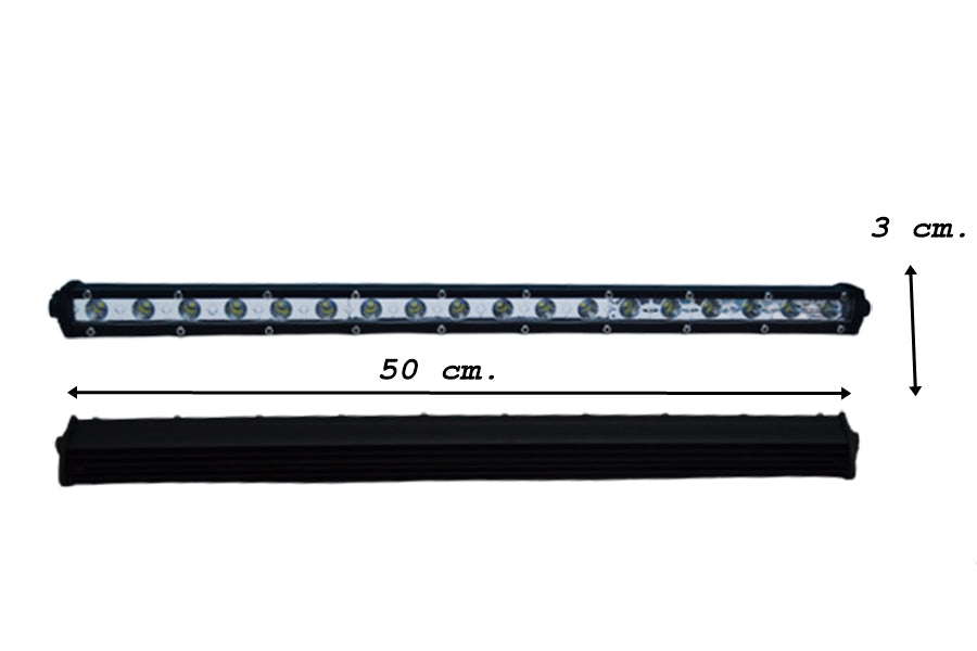 Тънък LED бар 54W, 50cm