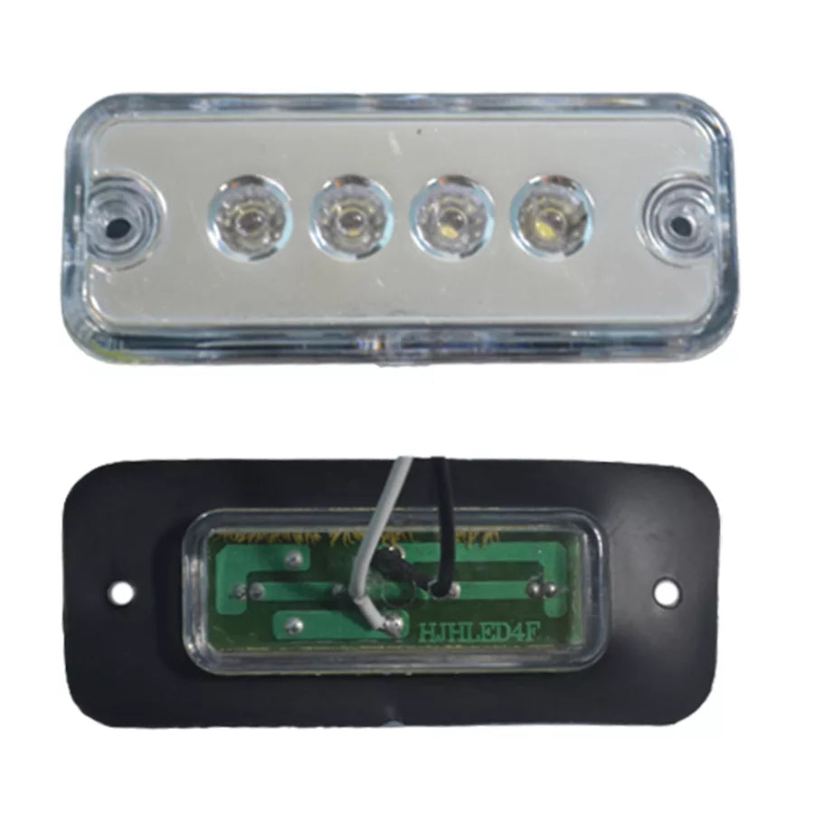 4 LED диоден габарит, БЯЛ - 24V