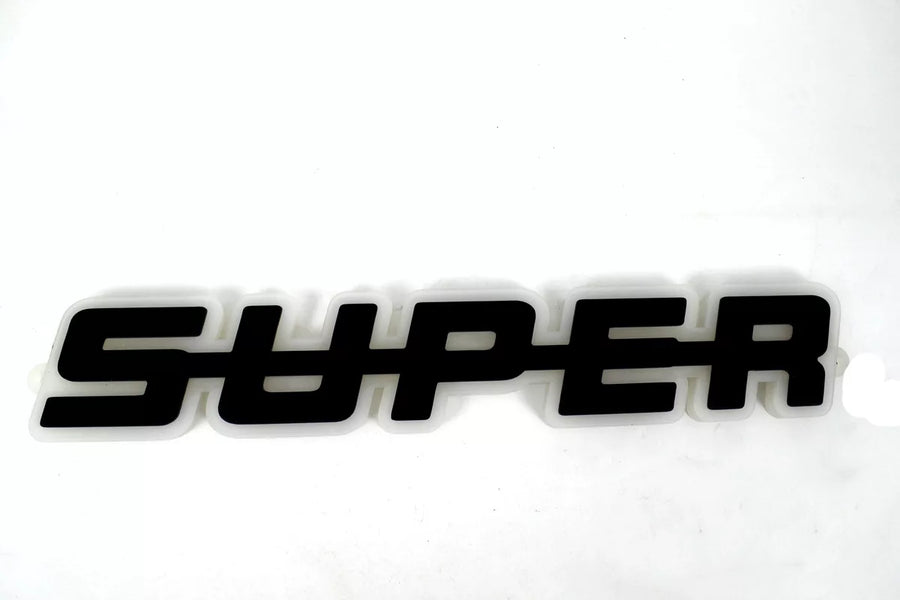 Огледална табела Super, външна за решетка, 12/24V, жълта