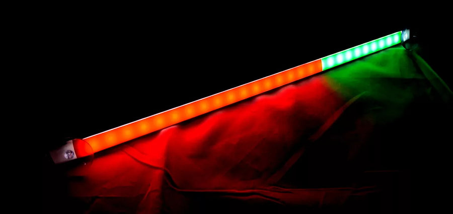 LED Пура, 50см. - Португалия, ЧЕРВЕНО/ЗЕЛЕНО, 12/24V