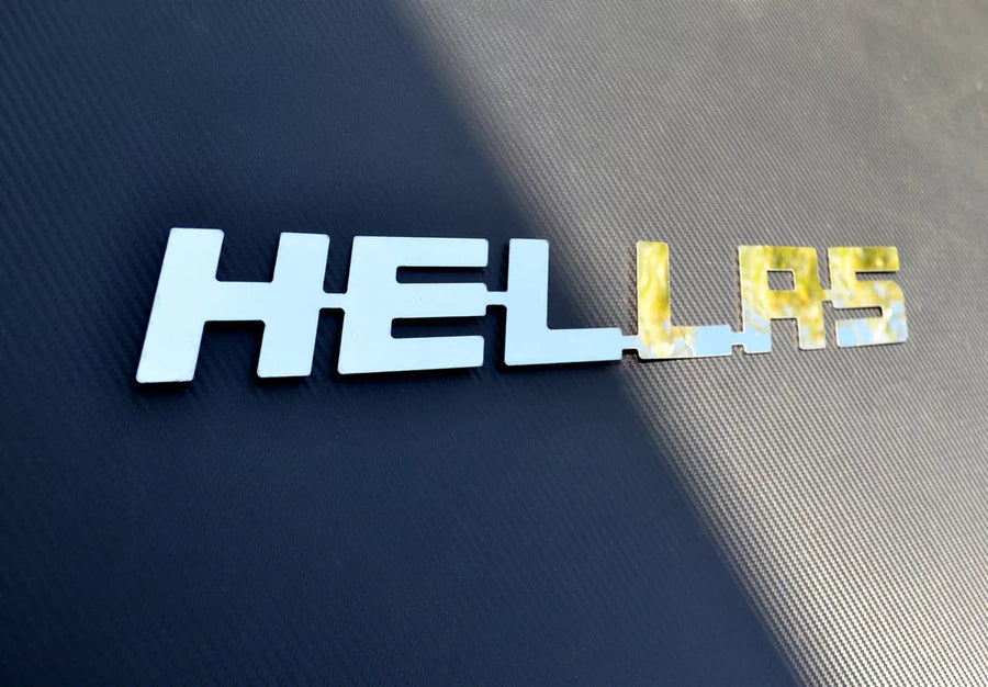 Декоративен надпис HELLAS, нераждавейка