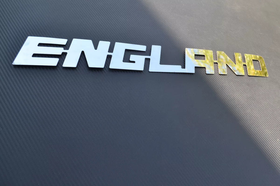 Декоративен надпис ENGLAND, нераждавейка