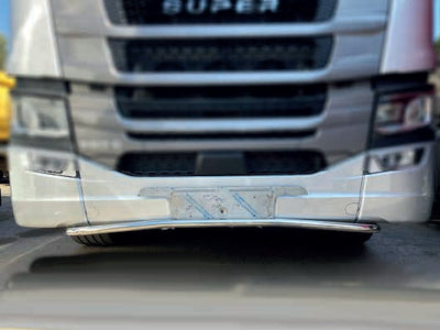 Ролбар под броня (централна част) за Scania S/R 2017+, с подложка за номер, 42mm