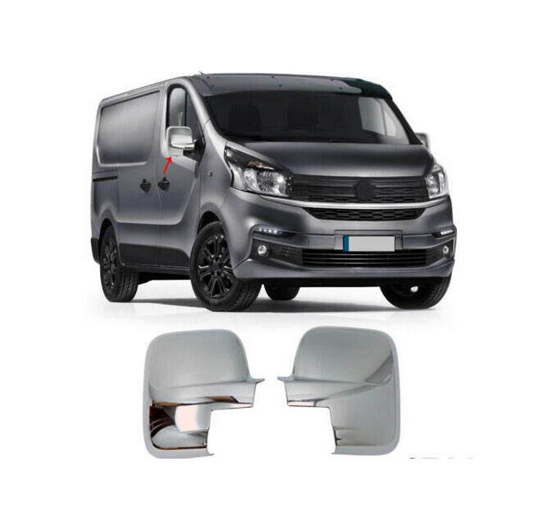 Хром-никел капаци за огледала за Renault Master 3, 2011+