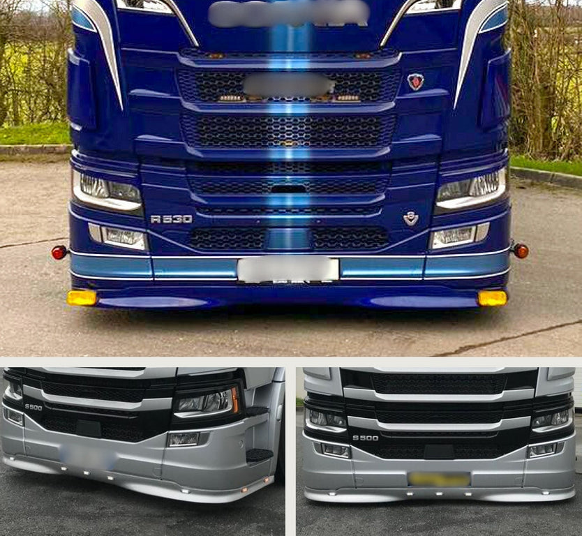 Пластмасовa добавка под предна броня за Scania S/R 2017+