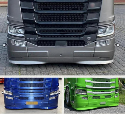 Пластмасова добавка под предна броня за Scania S/R 2017+ (широк модел)