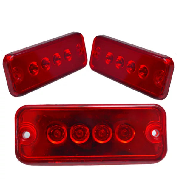 4 LED диоден габарит, ЧЕРВЕН - 24V